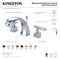 Kingston Brass KS4986CQL Claremont 8" Widespread Bathroom Faucet, Polished Nickel KS4986CQL - alternate 6